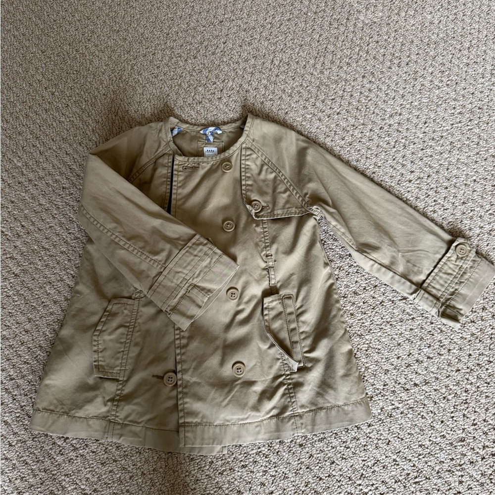 GAP Kids Khaki Pea Coat